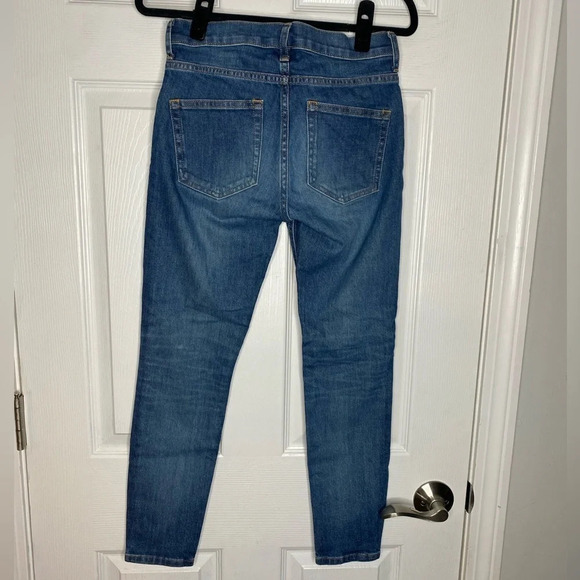 EVERLANE Mid-Rise Skinny Medium Wash Jean Size 24 - Picture 3 of 6